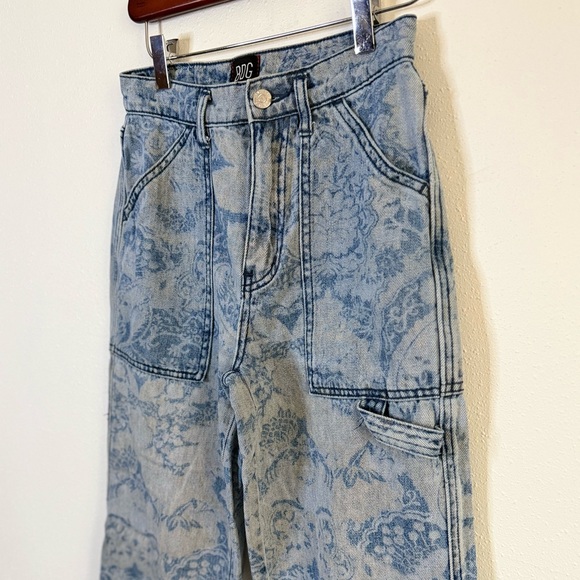 BDG Denim - BDG Urban Outfitters Floral Acid Wash Baggy Jeans Y2K Wide Leg 24